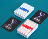 Texas Hold’em Poker Playing Cards: PVC Plastic - Waterproof - Durable Matte - WPT Tournament Edition